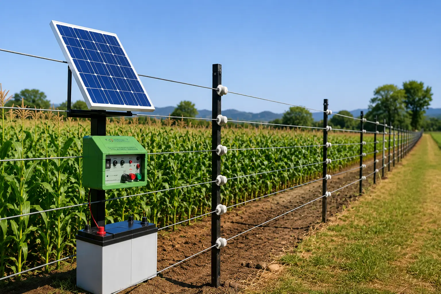 Solar Fencing for Farm Protection